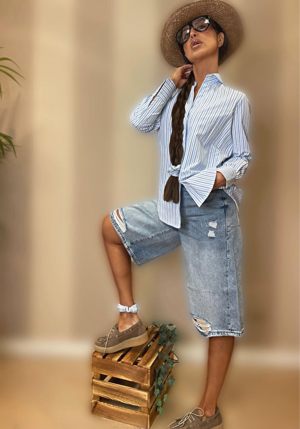 Bermuda jeans