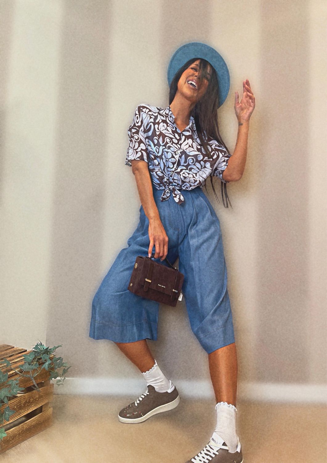 Blusa misto seta