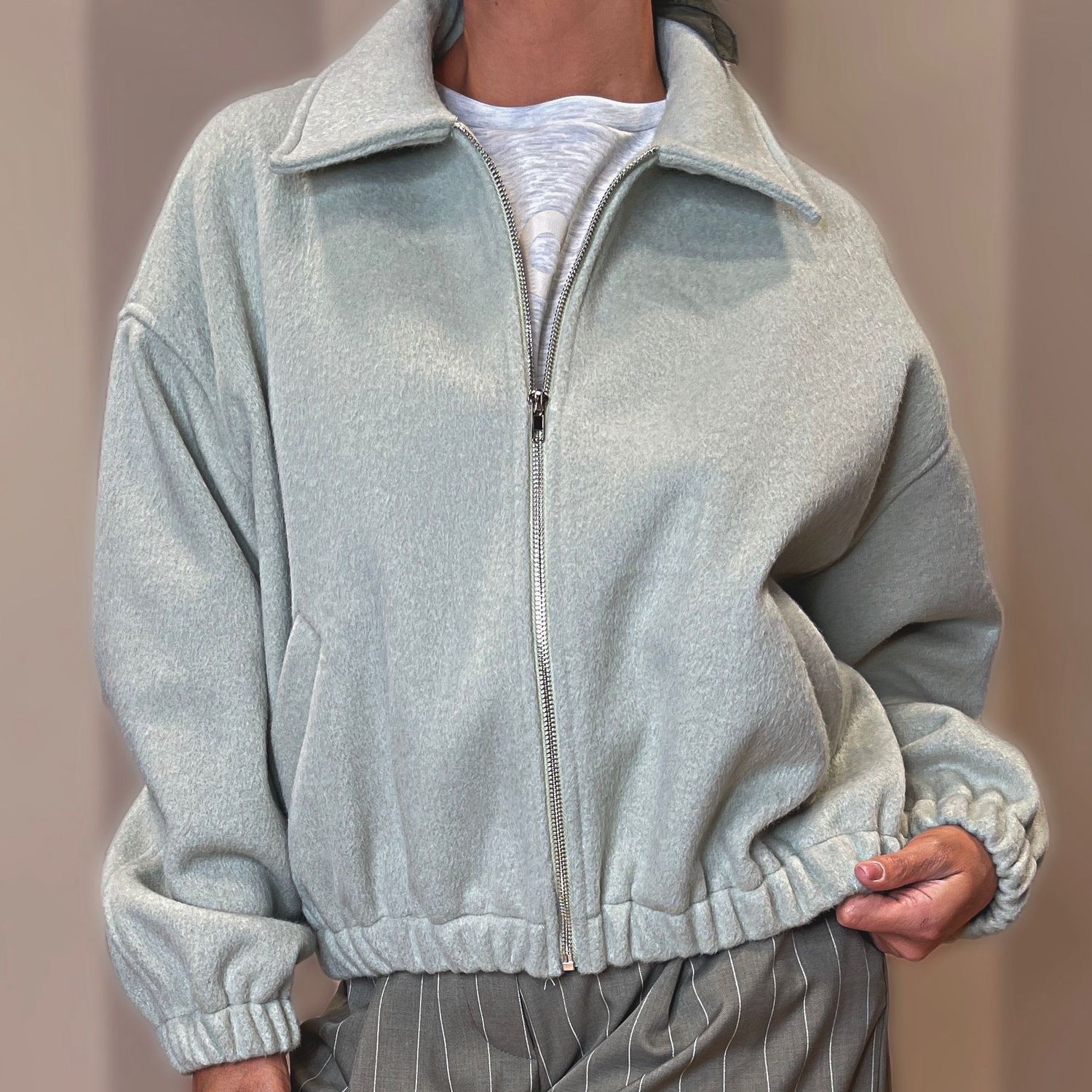 Bomber in panno