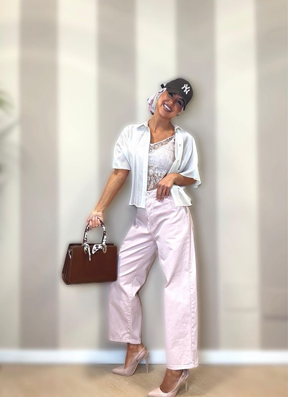 Denim rosa