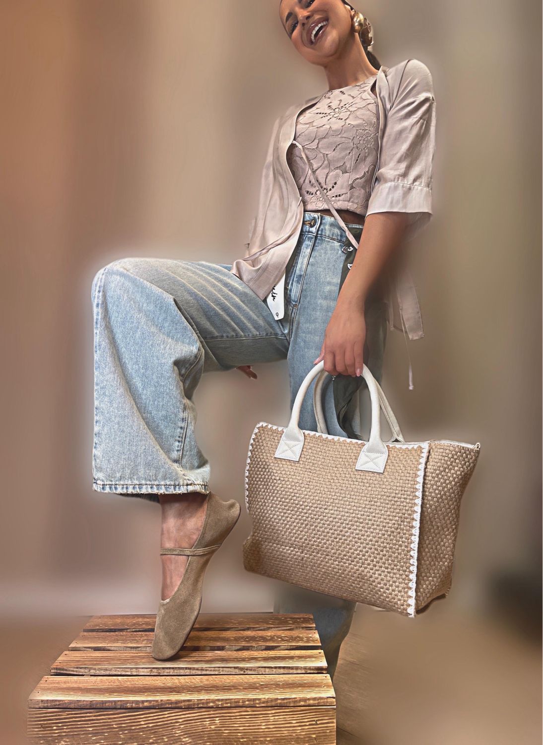 Ballerina camoscio