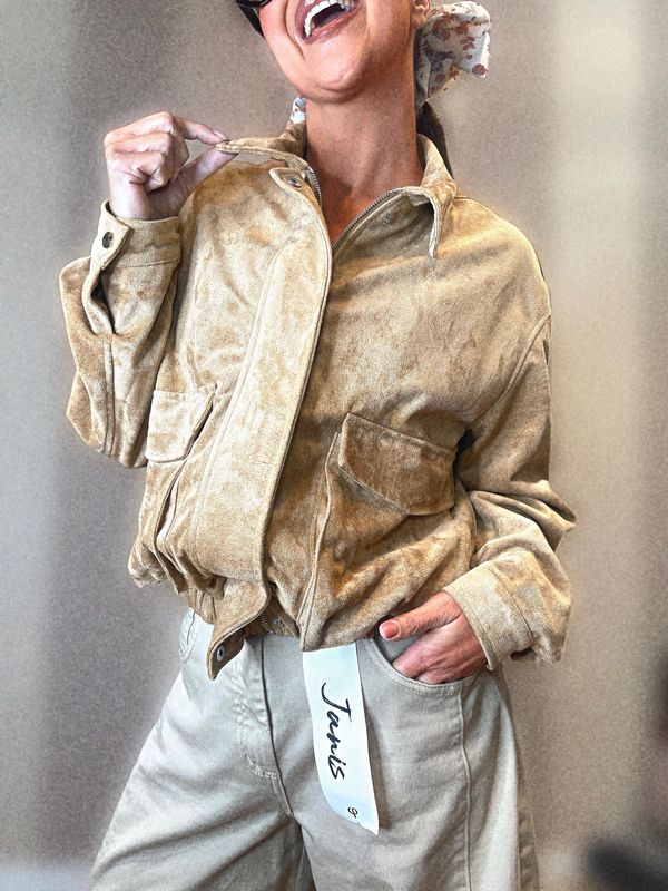 Bomber camoscio