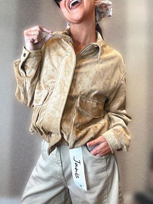 Bomber camoscio