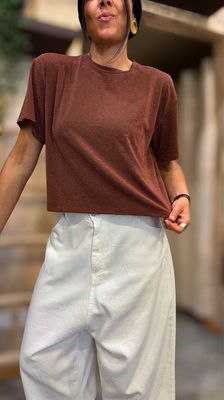 T-shirt girocollo over