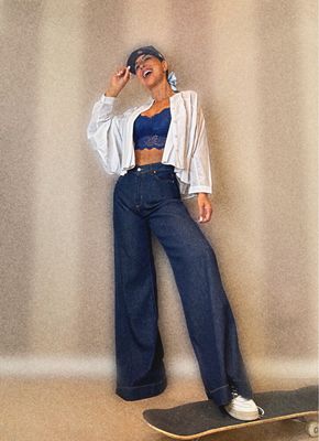 Denim palazzo