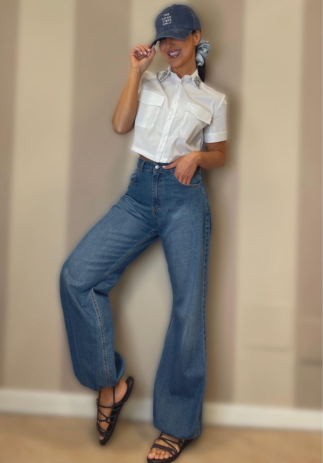 Denim balloon