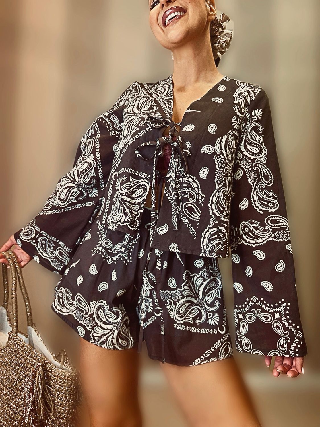 Blusa bandana