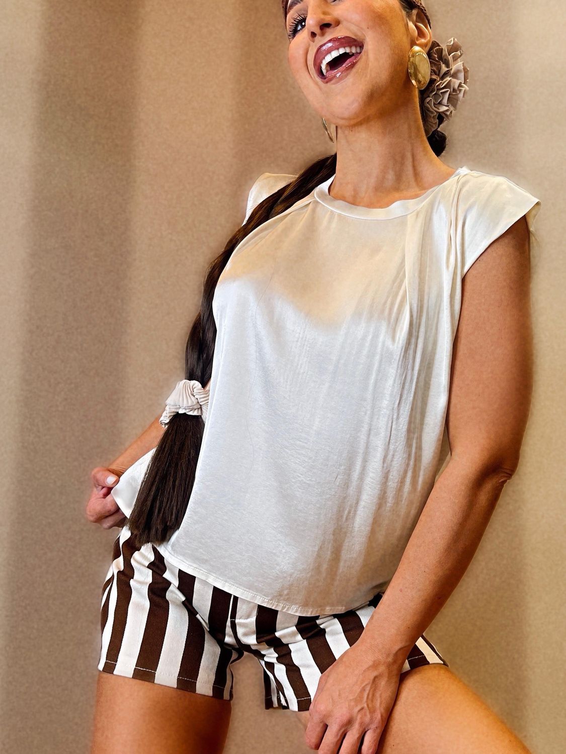 Blusa raso