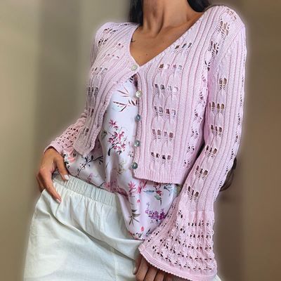 Cardigan crop