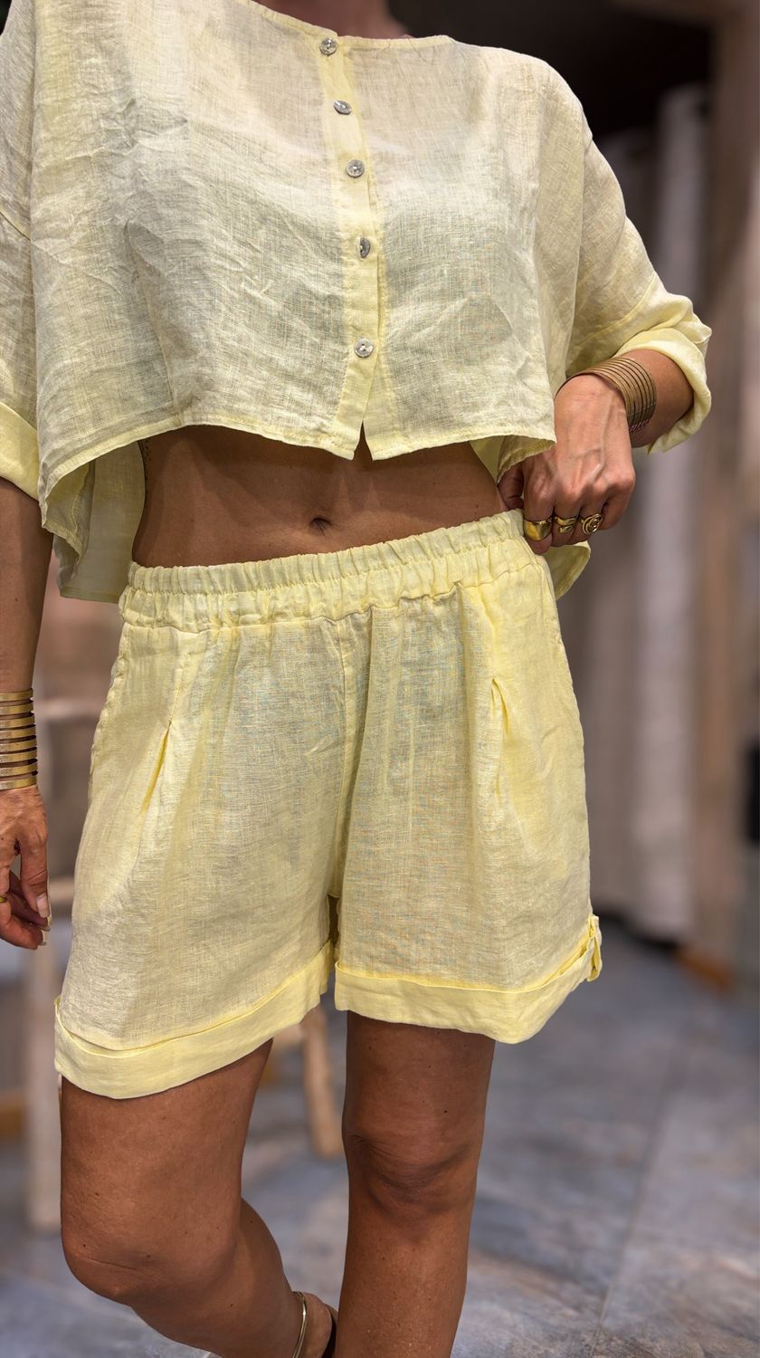 Pantaloncino lino