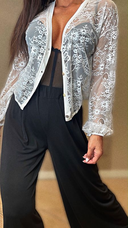Cardigan pizzo