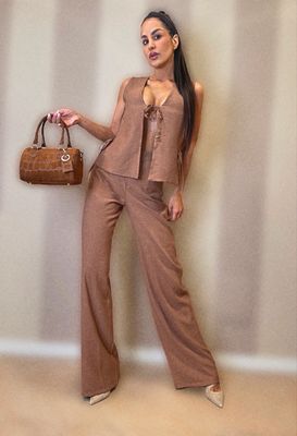 Gilet con lacci