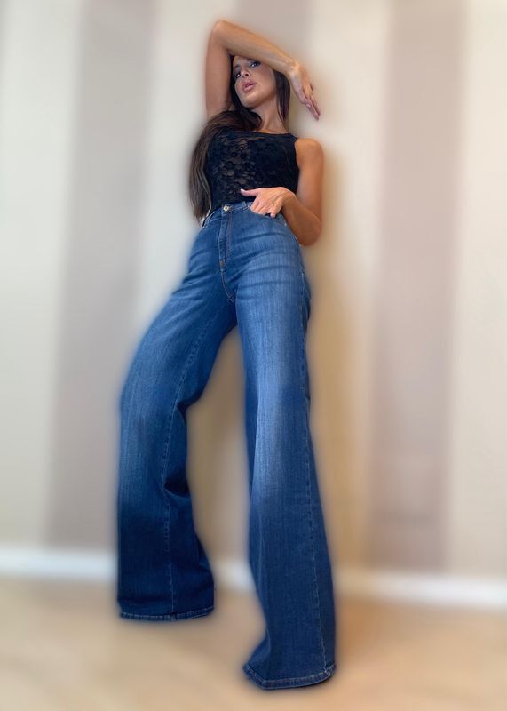 Denim palazzo Eva