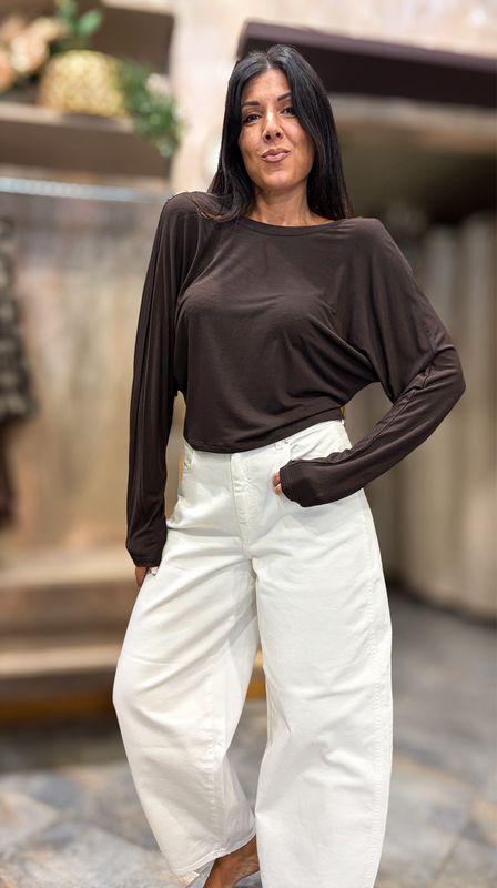 Maglia scollo schiena
