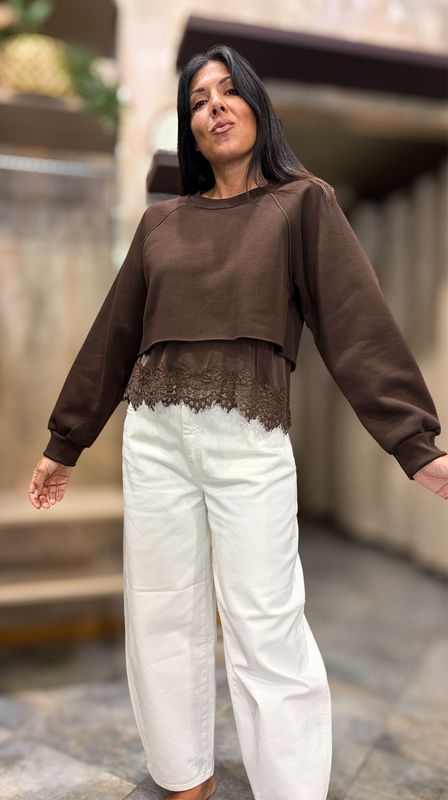 Felpa pizzo