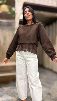 Felpa pizzo
