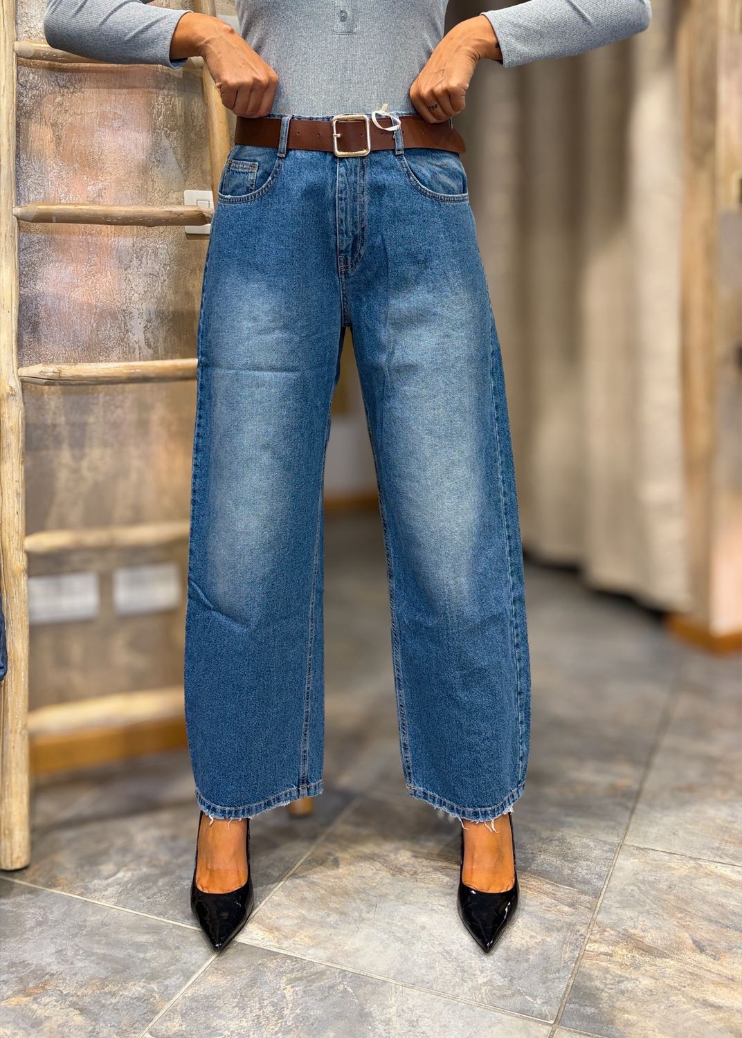 Denim papavero boyfriend