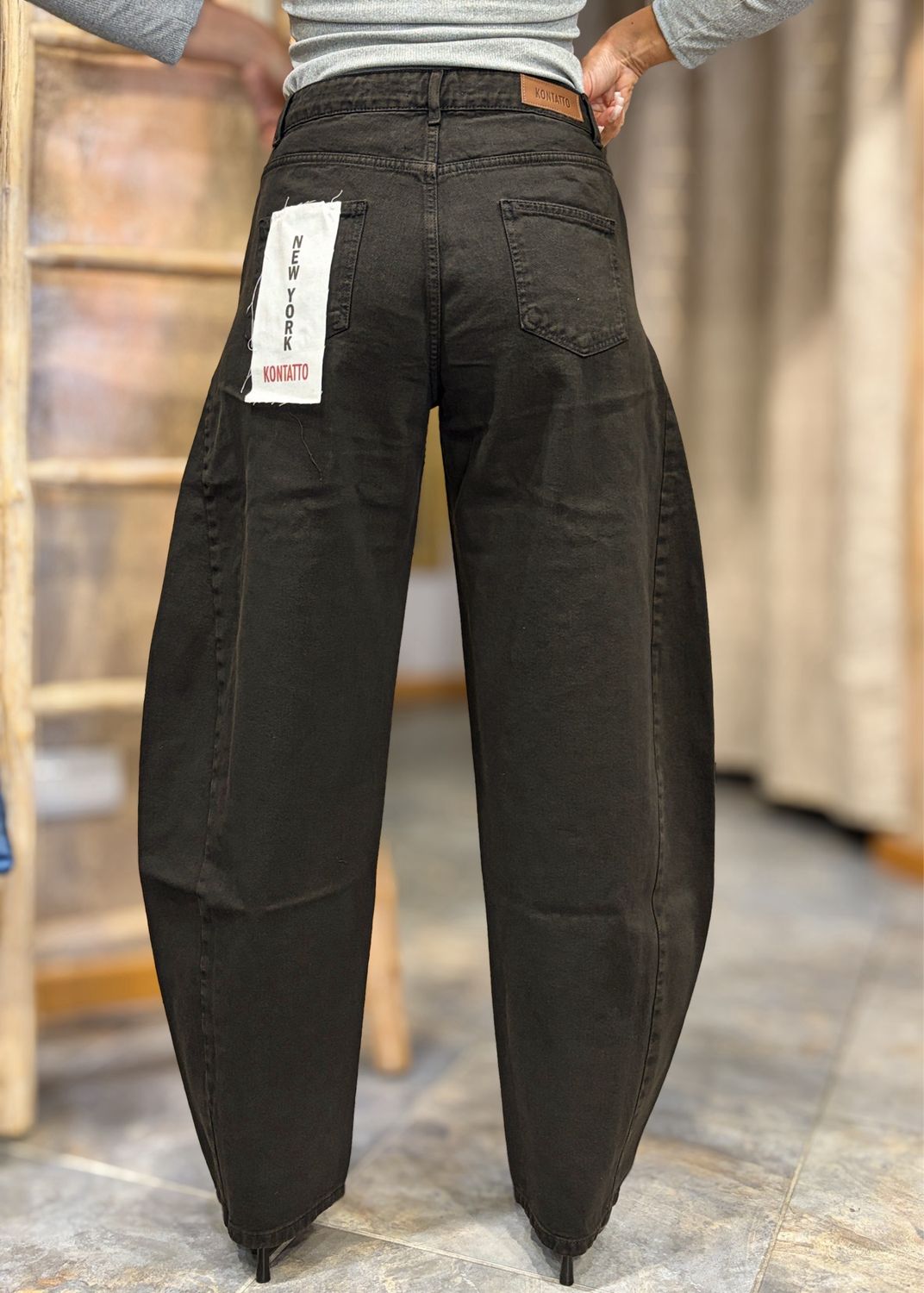 Denim barrel NEW YORK