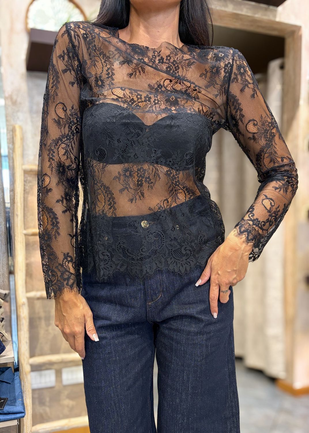 Maglia pizzo