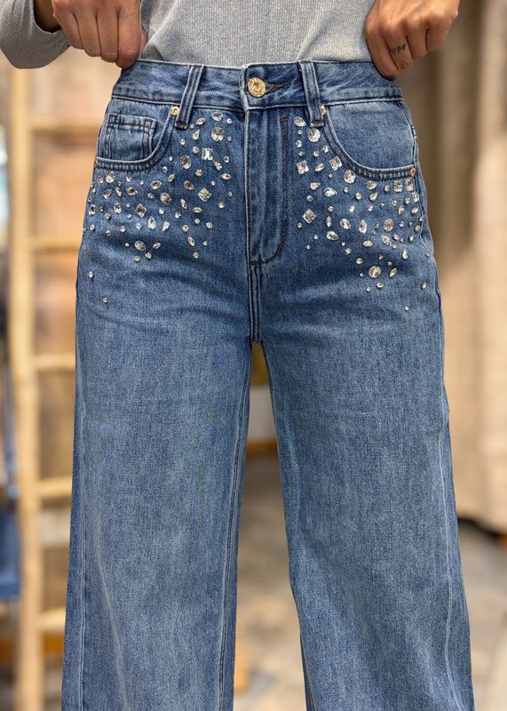 Denim strass stella