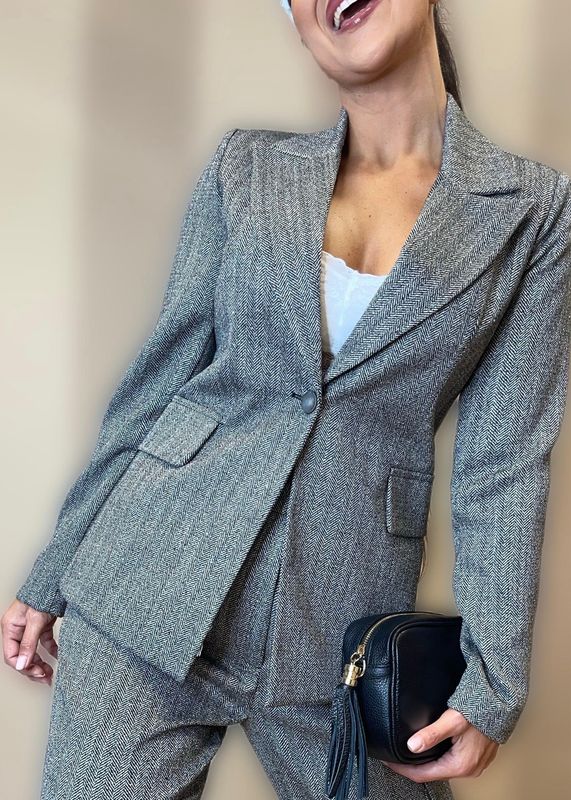 Blazer spigato