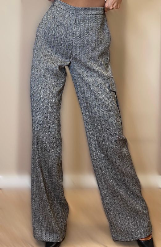 Pantalone combat spigato
