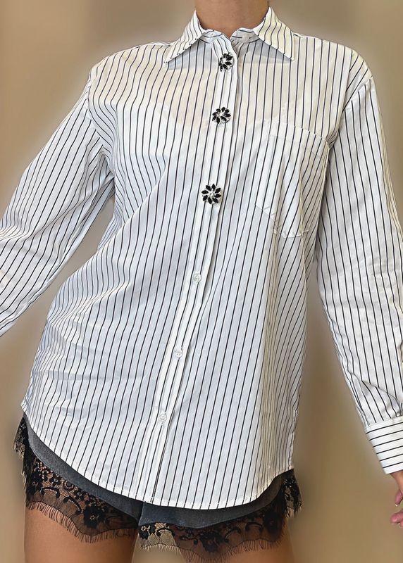 Camicia bottoni gioiello