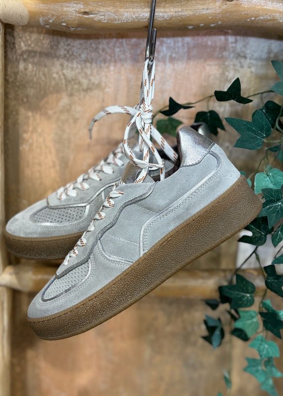 Sneakers suede grigio