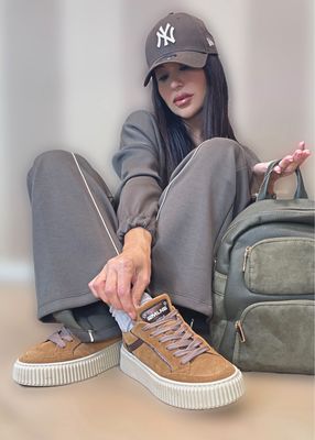 Sneakers caramello