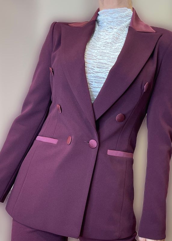 Blazer inserti raso