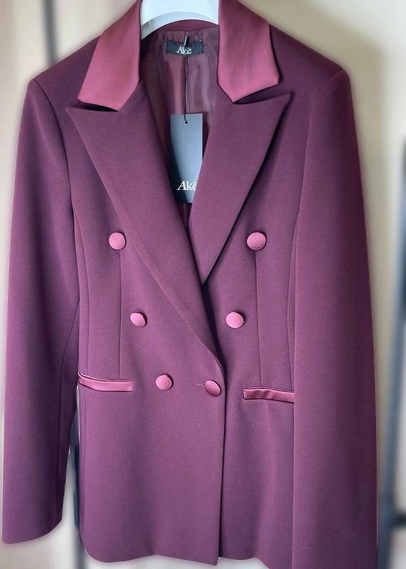 Blazer inserti raso