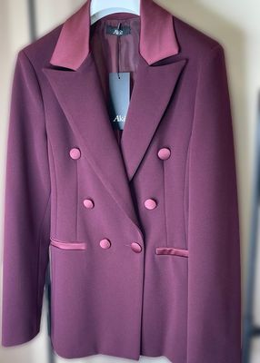 Blazer inserti raso