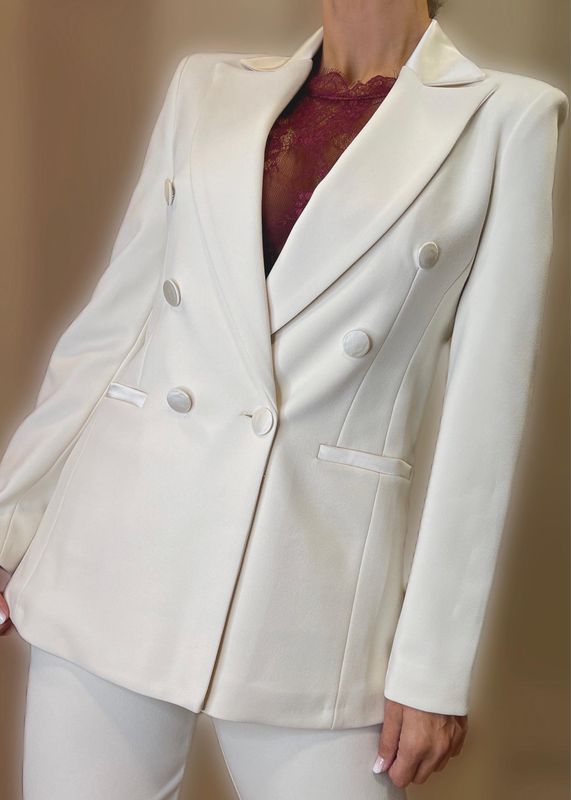 Blazer inserti raso