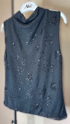 Top paillettes