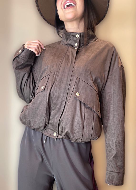 Bomber camoscio