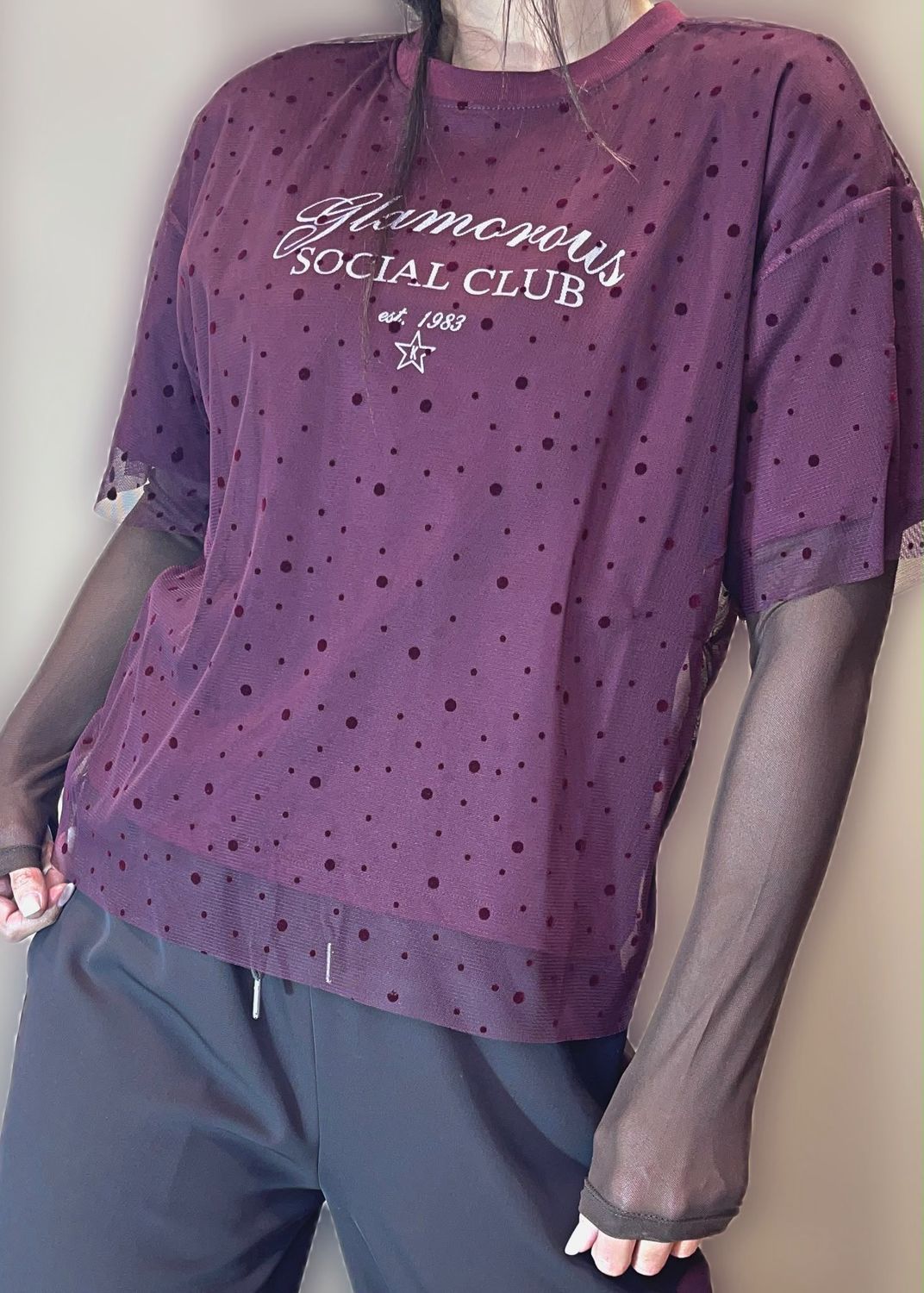 T-shirt tulle