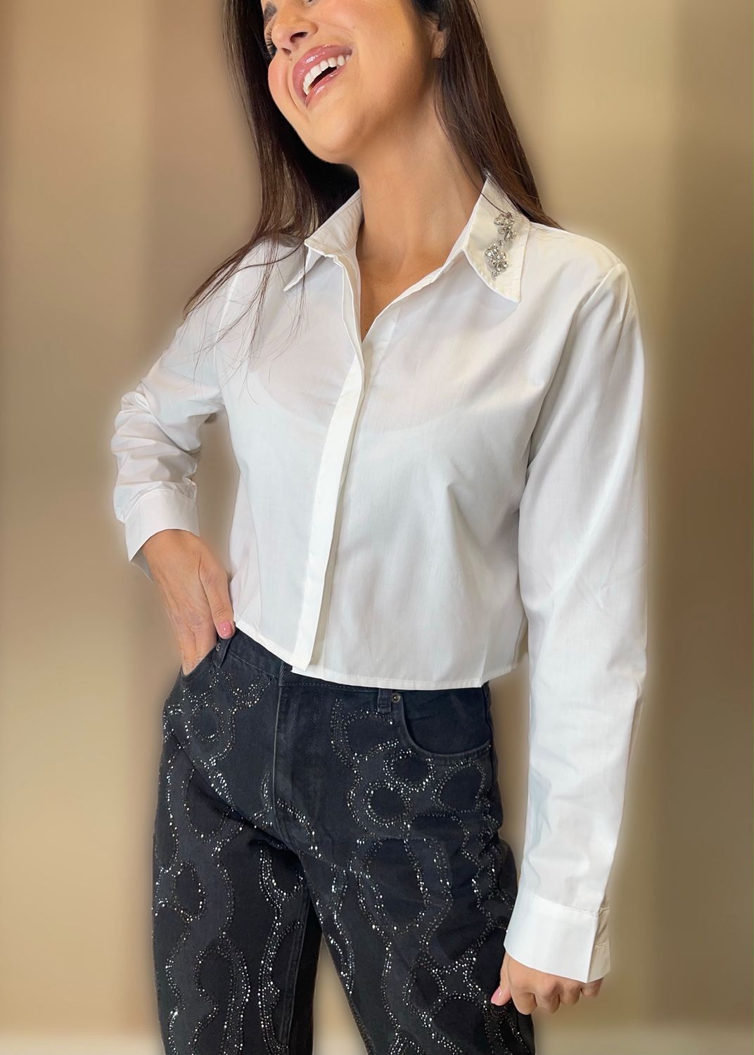 Camicia strass