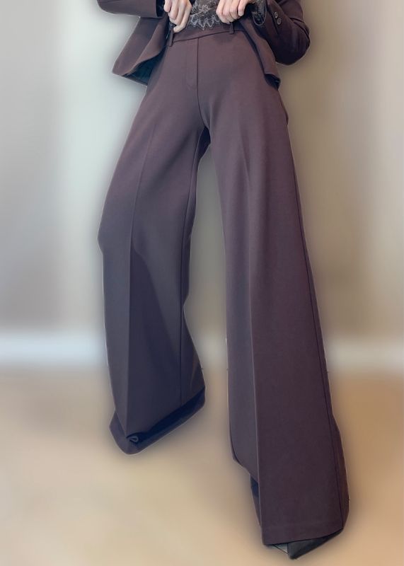 Pantaloni flare moro
