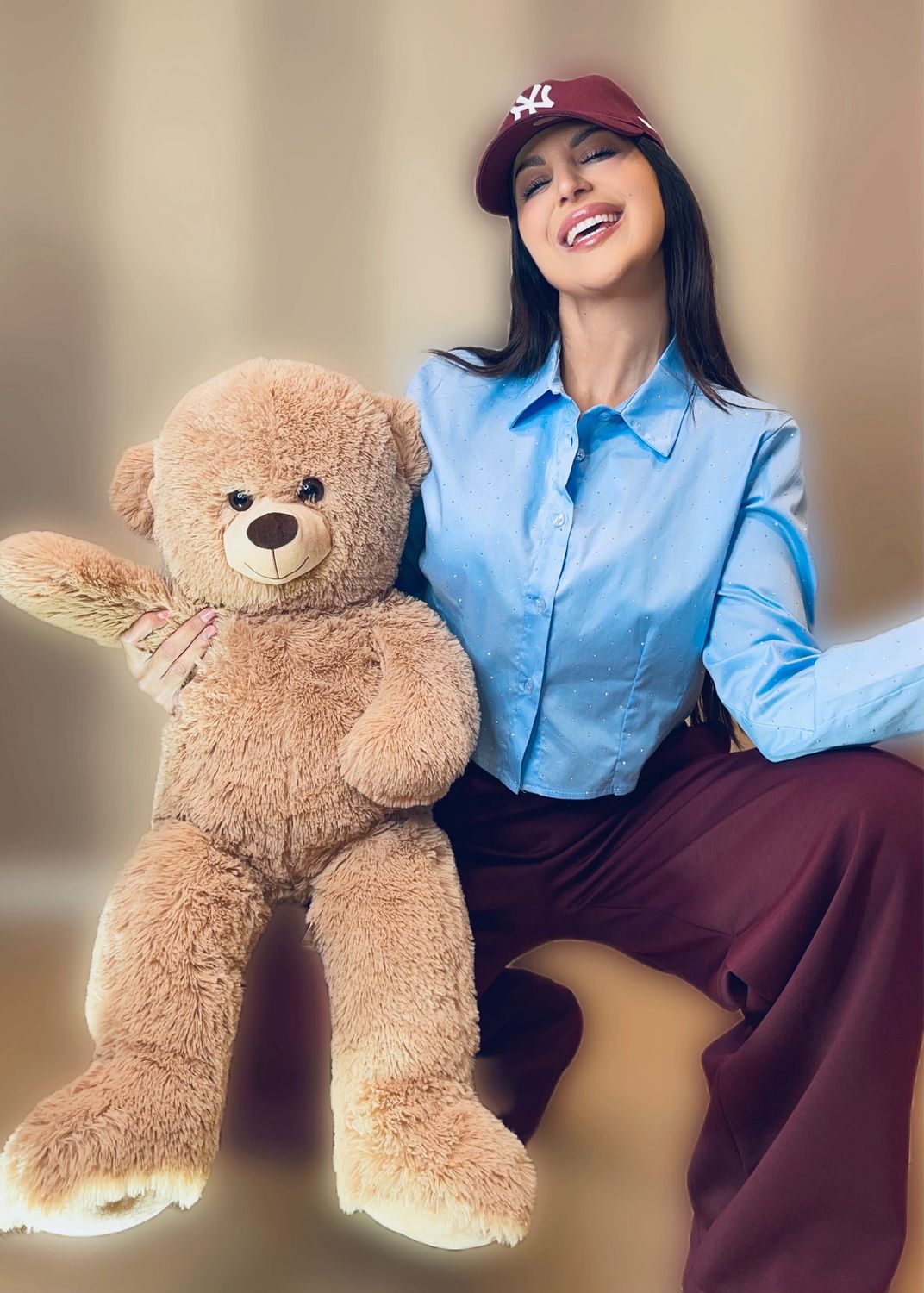 Camicia borchiette