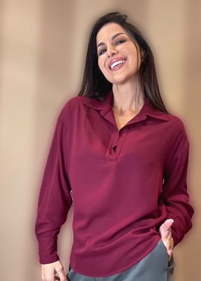 Blusa colletto