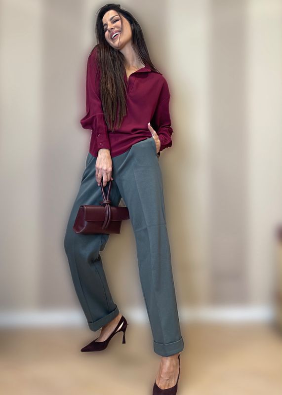 Blusa colletto