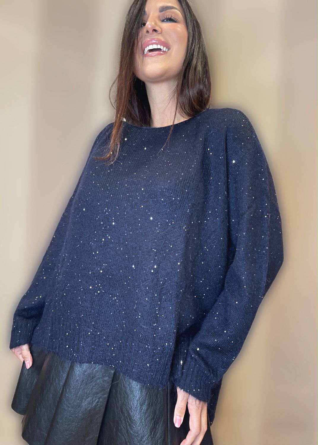 Girocollo paillettes Girocollo paillettes