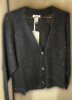 Cardigan bottoni gioiello