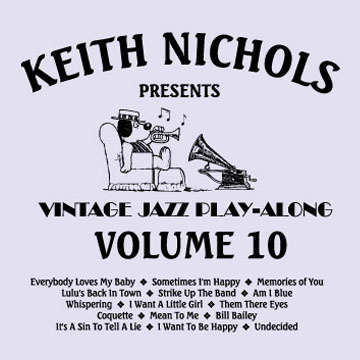 Vintage Jazz Play Along Cd Volume 10 jazz repertory company