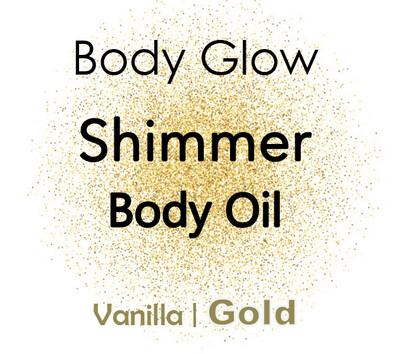 Body Glow | Shimmer Body Oil Gold | 100ml / 3.4oz
