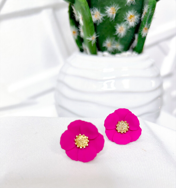 CARLA EARRINGS PINK