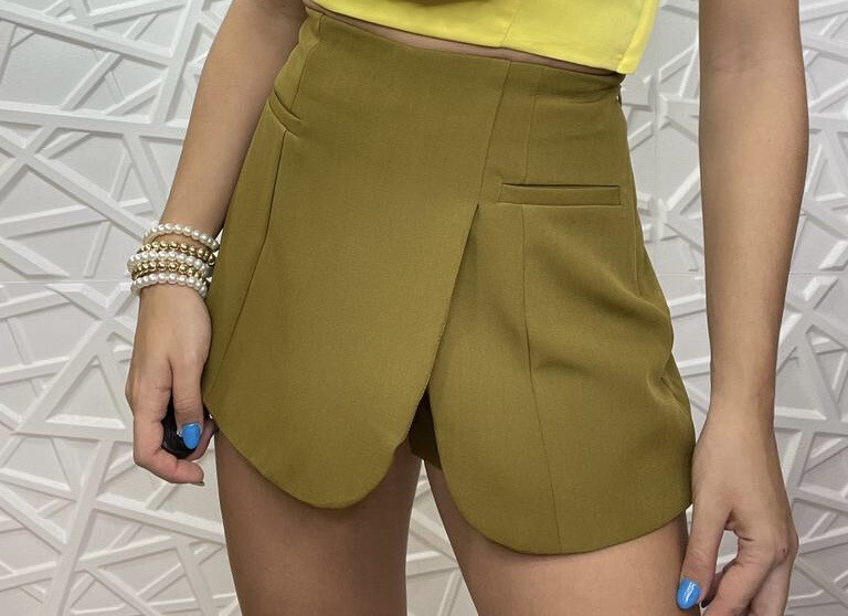 VICTORIA SKORT OLIVE