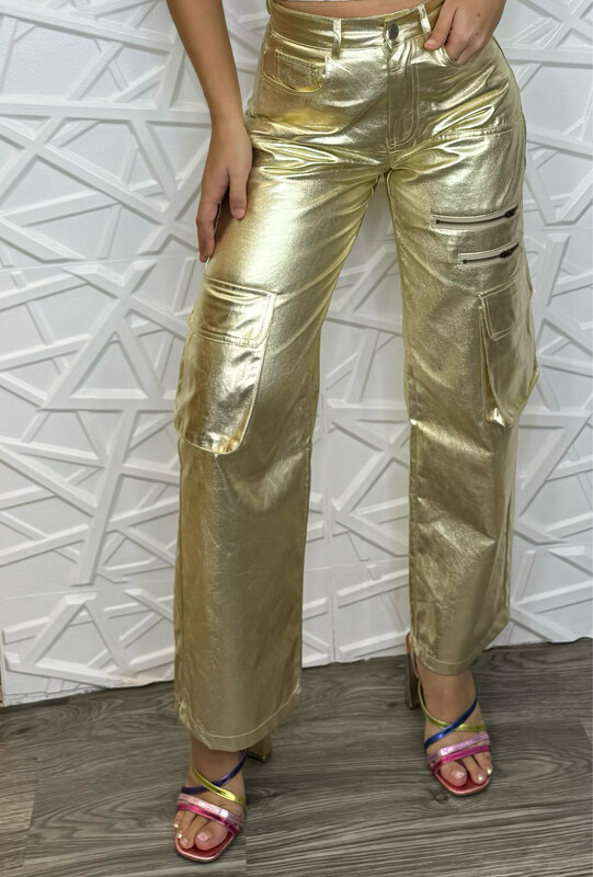 NAIA PANT GOLD