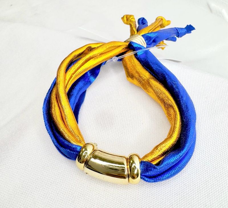 CAROLINE BRACELET BLUE/GOLD