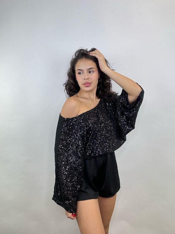 LILIAM ROMPER BLACK